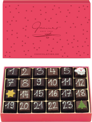 Handgemachter Adventskalender - Geschenkbox