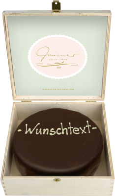 Gmeiners Wunschtext-Törtchen in der Holzbox