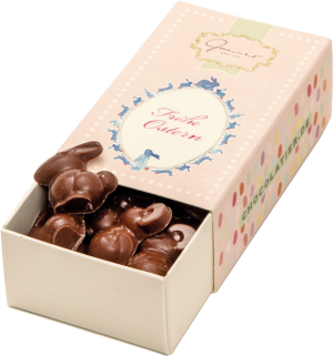 Kleine Schokoladenbox Ostern