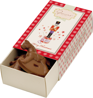 Kleine Schokoladenbox - Nussknacker