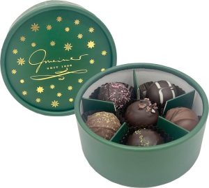 Weihnachtlicher Trüffelgruß 6er