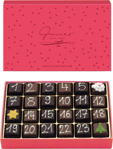 Produktbild Handgemachter Adventskalender - Geschenkbox
