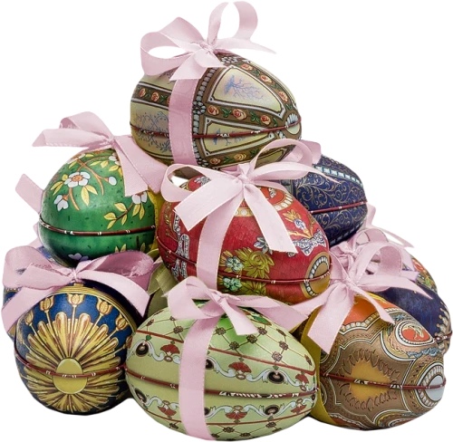 Produktbild Schmuck-Ei gefüllt mit feinsten Nougatpralinen