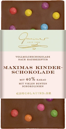 Produktbild Maximas Kinderschokolade