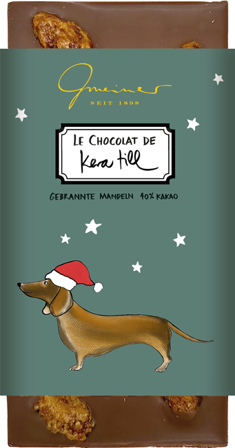 Produktbild Kera Till - Christmas Dog, Gebrannte Mandeln, 40%