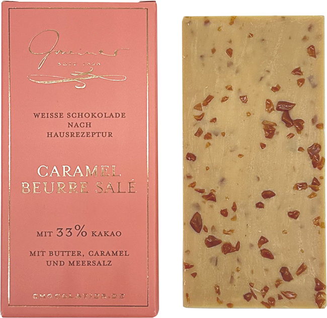 Produktbild Kleine Schokoladentäfelchen - Caramel Beurre Salé, 45g