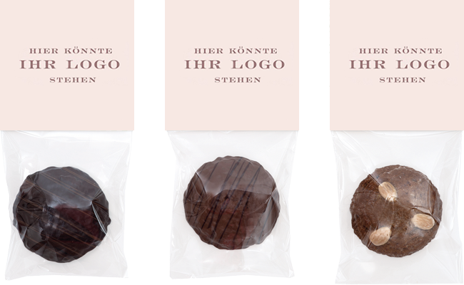 Produktbild Lebkuchen mit individuellem Tütenreiter