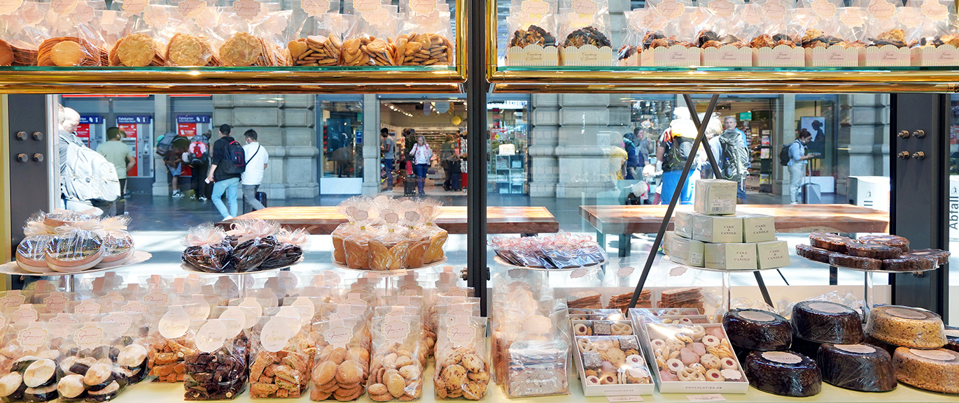 Gmeiner Confiserie | Die Confiserie im Hauptbahnhof Frankfurt am Main
